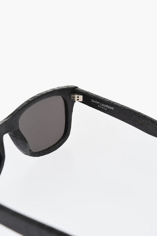 Sonnenbrille in Uni mit Krokodilleder-Effekt