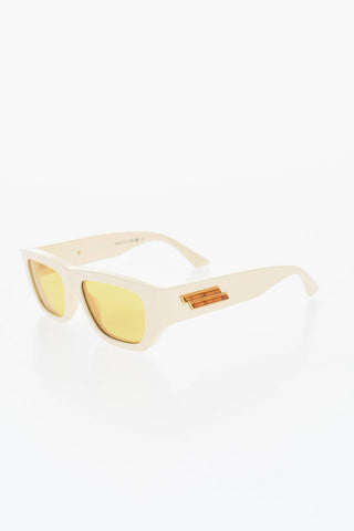 Solid Color Sunglasses with Golden Details