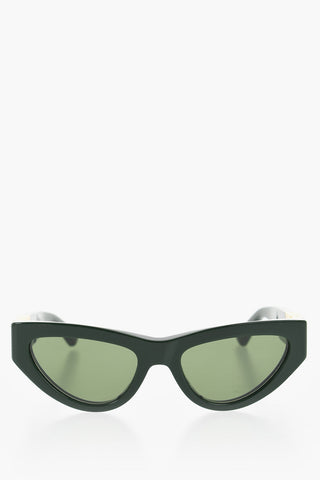 Solid Color Sunglasses With Golden Details