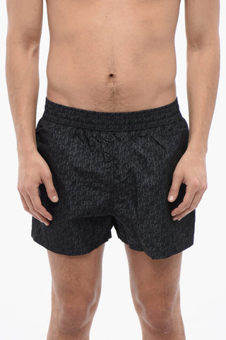 Badehose mit Logo-Print