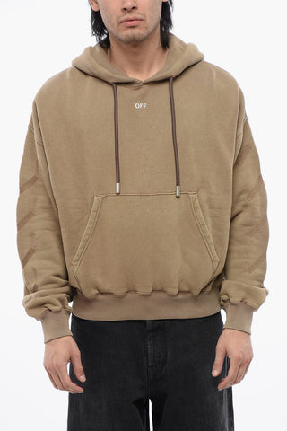 Solid Color S.MATTHEW Hoodie with Patch Pocket