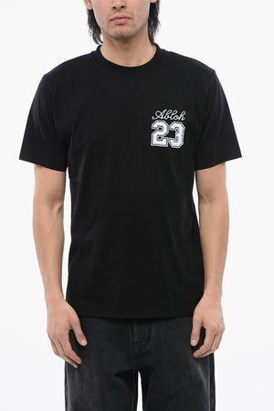 Baumwoll-T-Shirt mit Rundhalsausschnitt 23 Slim Fit