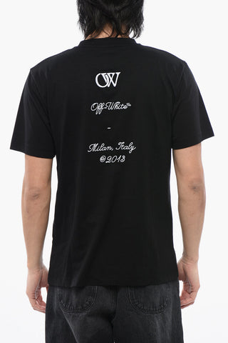 Baumwoll-T-Shirt mit Rundhalsausschnitt 23 Slim Fit