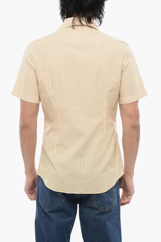 CC COLLECTION Camicia Bowling in Cotone a Righe Awning