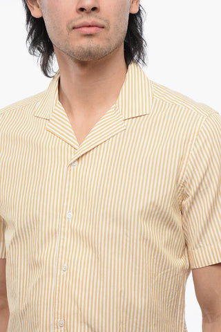 CC COLLECTION Camicia Bowling in Cotone a Righe Awning