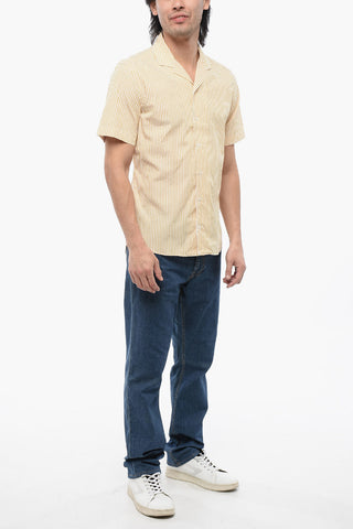 CC COLLECTION Camicia Bowling in Cotone a Righe Awning