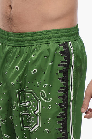 Costume Da Bagno Boxer  Con Stampa Bandana