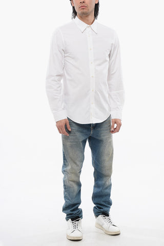 Solid Color Cotton Poplin S-BEN-CL-A Shirt