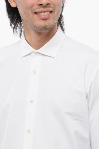 Stretch Nylon Shirt with French Collar