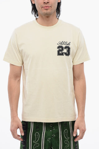 T-shirt 23 Ricamata con Slim Fit