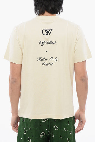 T-shirt 23 Ricamata con Slim Fit