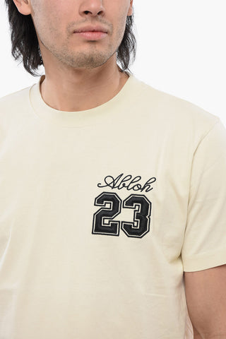T-shirt 23 Ricamata con Slim Fit