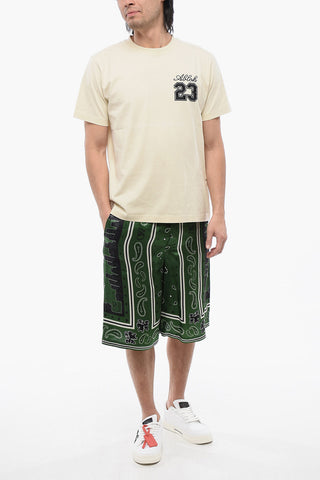 T-shirt 23 Ricamata con Slim Fit