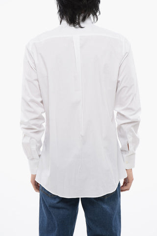 MARTINI Camicia in Popeline con Collo Italiano