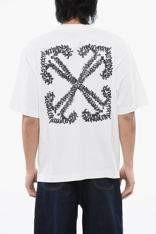 T-Shirt Girocollo TATTOO ARROW SKATE Ricamata