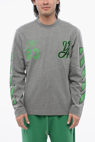 Long-Sleeve Printed T-Shirt 23 VARSITY Skate-Fit