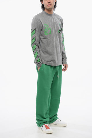 T-shirt A Maniche Lunghe Stampata 23 VARSITY Skate-Fit