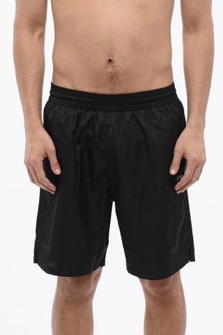 Badehose mit Logo-Print