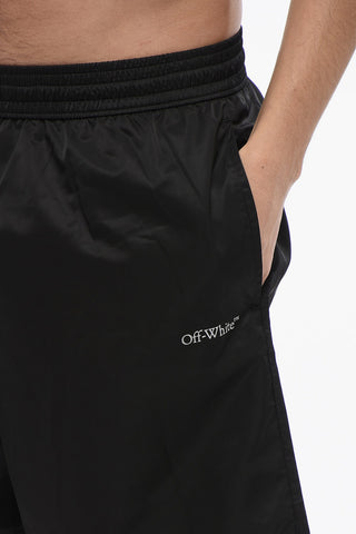 Badehose mit Logo-Print