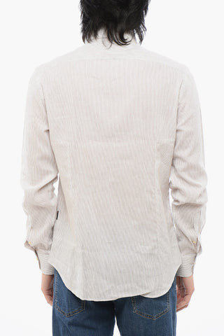 ID Camicia in Lino e Cotone con Taschino