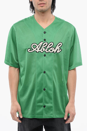 Besticktes Mesh Baseball T-Shirt