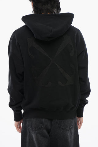 Brushed Cotton ARROW Embroidered Hoodie
