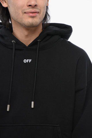 Brushed Cotton ARROW Embroidered Hoodie