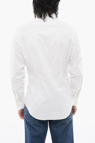 Herringbone Cotton Slim Fit Shirt