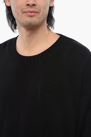 Maglione In Cotone Girocollo
