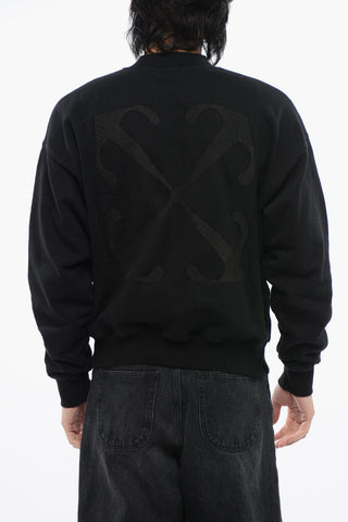 Skate-Fit Brushed Cotton Crewneck Sweatshirt