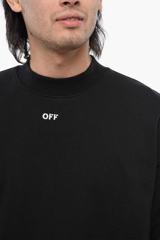 Skate-Fit Brushed Cotton Crewneck Sweatshirt