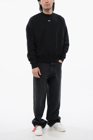 Skate-Fit Brushed Cotton Crewneck Sweatshirt