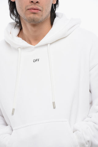 Baumwoll-Fleece-Hoodie OFF