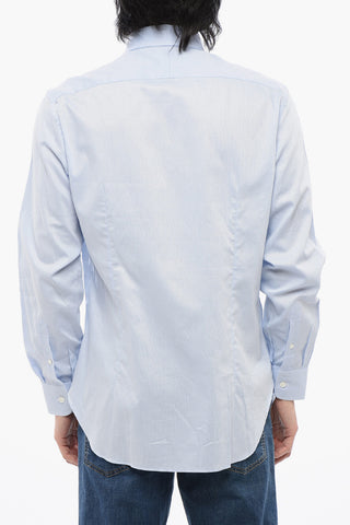 Spread Collar Poplin Cotton CANELLA Shirt