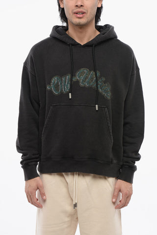 Brushed Cotton Skate-Fit BACCHUS Printed Hoodie