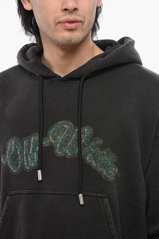 Brushed Cotton Skate-Fit BACCHUS Printed Hoodie