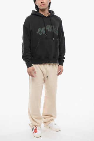 Brushed Cotton Skate-Fit BACCHUS Printed Hoodie