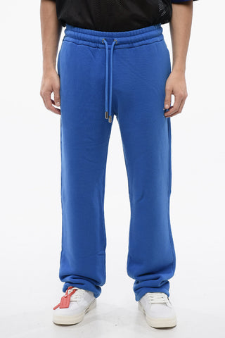 Joggers In Cotone Garzato Con Ricamo Bandana