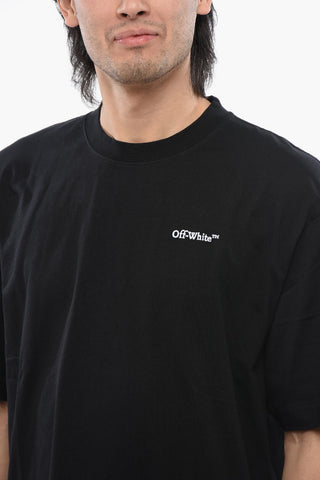 Embroidered TATTOO ARROW SKATE Crewneck T-Shirt