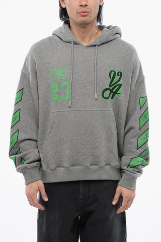 Brushed Cotton 23 VARSITY Printed Hoodie