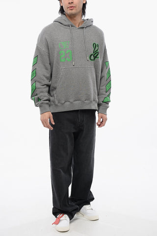 Brushed Cotton 23 VARSITY Printed Hoodie