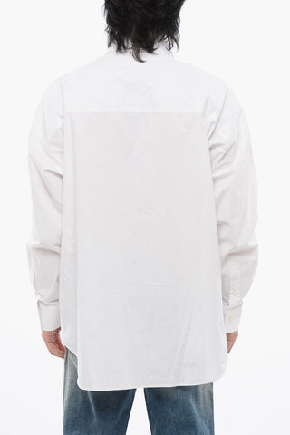 코튼 포플린 셔츠 S-DOUBLY-PLAIN 톤온톤 자수