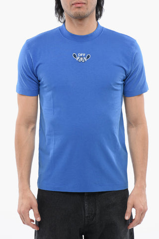 Bandana Motif Crew-neck T-shirt