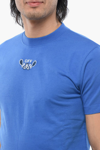 T-shirt Girocollo in Motivo Bandana