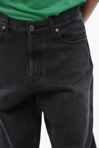 Faded Effect Loose-Fit Jeans 25cm