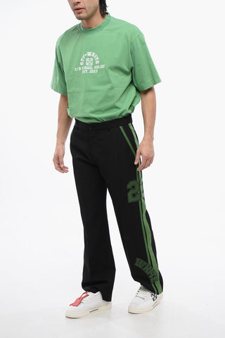 Pantaloni BUFFALO Con Banda Laterale A Contrasto