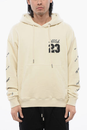 Hoodie 23 LOGO SKATE In Brushed Cotton With Contrast Embroidery