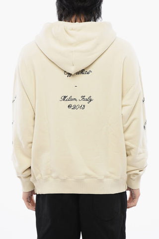 Hoodie 23 LOGO SKATE In Brushed Cotton With Contrast Embroidery