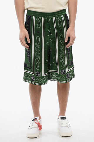 Shorts mit Bandana-Print