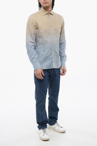 ID Degradè Design Linen Blend Shirt